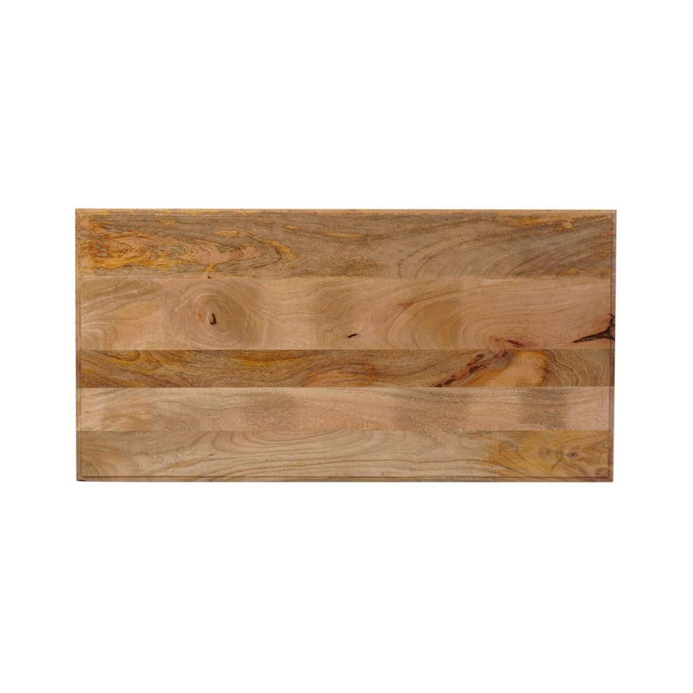 Chesterfield Wood & Cane Coffee Table - Natural. Picture 7