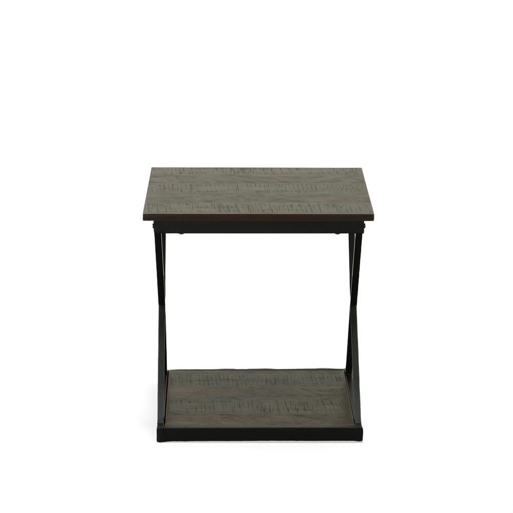 Stella Side Table - Elm/Black. Picture 3