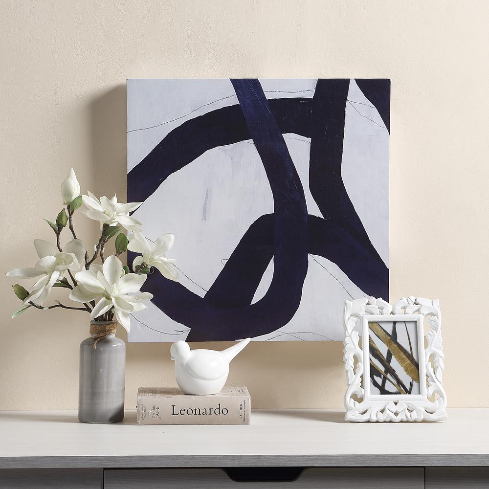 Abstract Wall Art 1 - Set of 2 - Blue. Picture 3