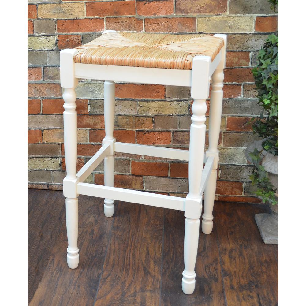 Hawthorne 29" Barstool - Antique White. Picture 8