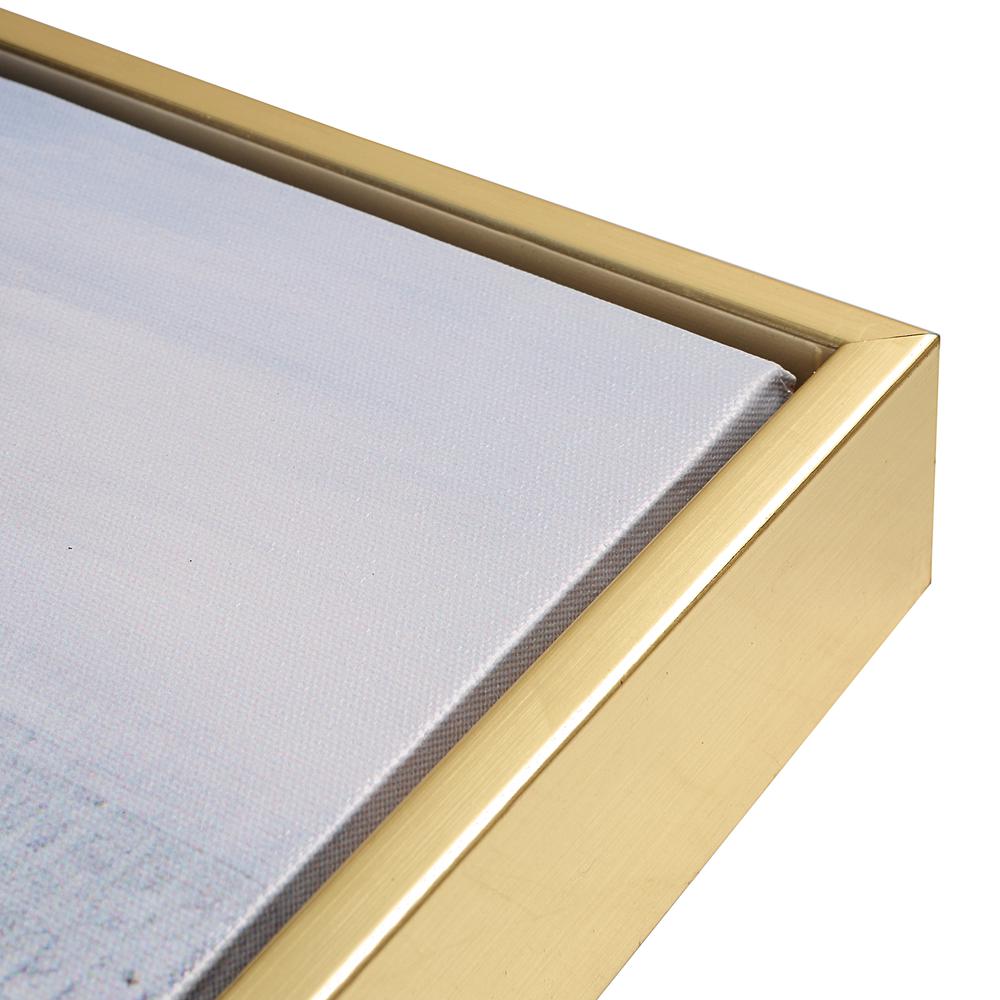 Cityscape Abstract Wall Art - Gold Frame - Small. Picture 2