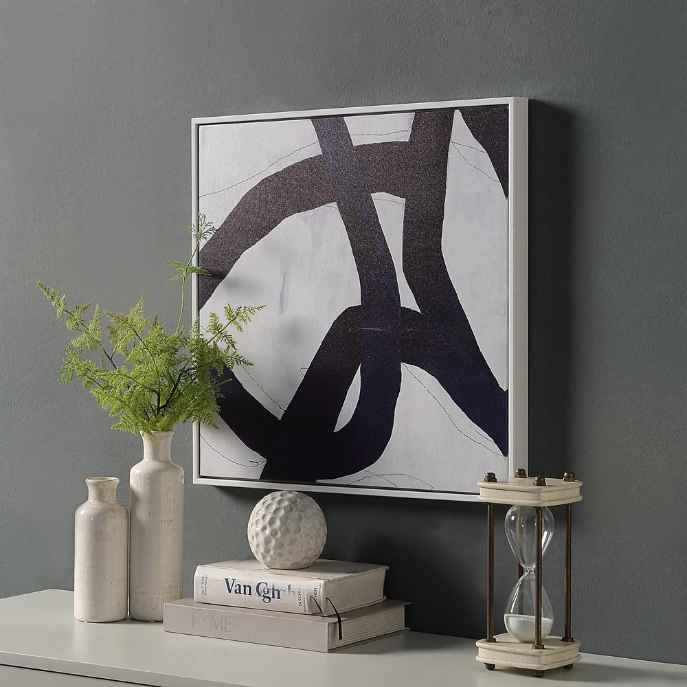 Abstract Wall Art 1 - Set of 2 - Blue. Picture 5