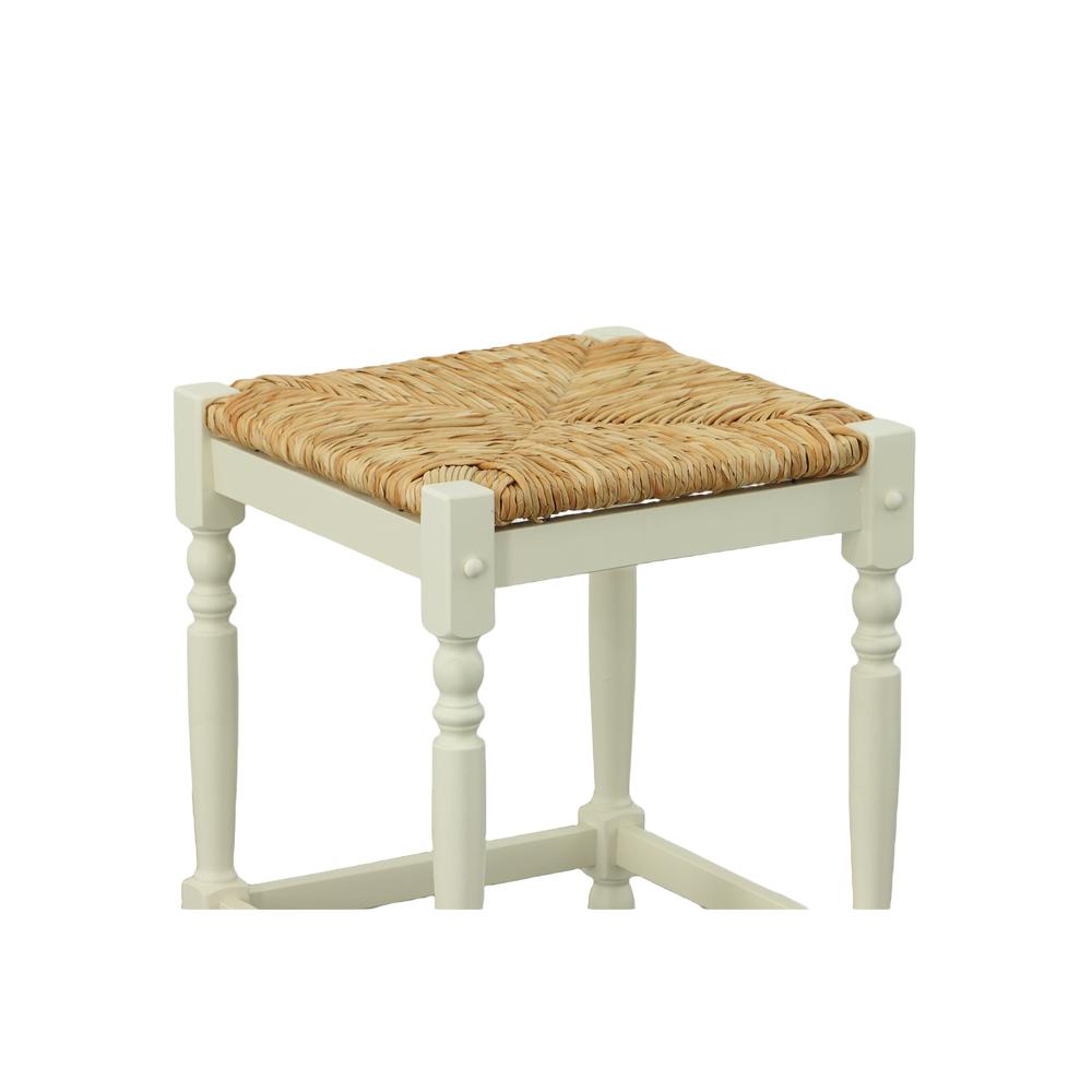 Hawthorne 24" Counter Stool - Antique White. Picture 3