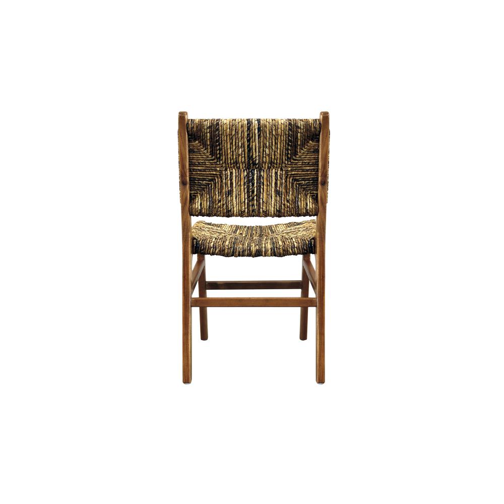 Banana Weave Dining Chair - Set of 2 - Caramel. Picture 5