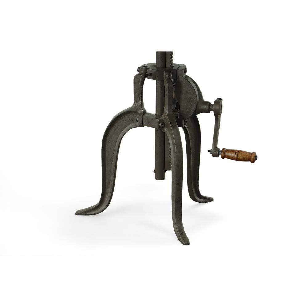 Regan Adjustable Accent Table - Industrial. Picture 3