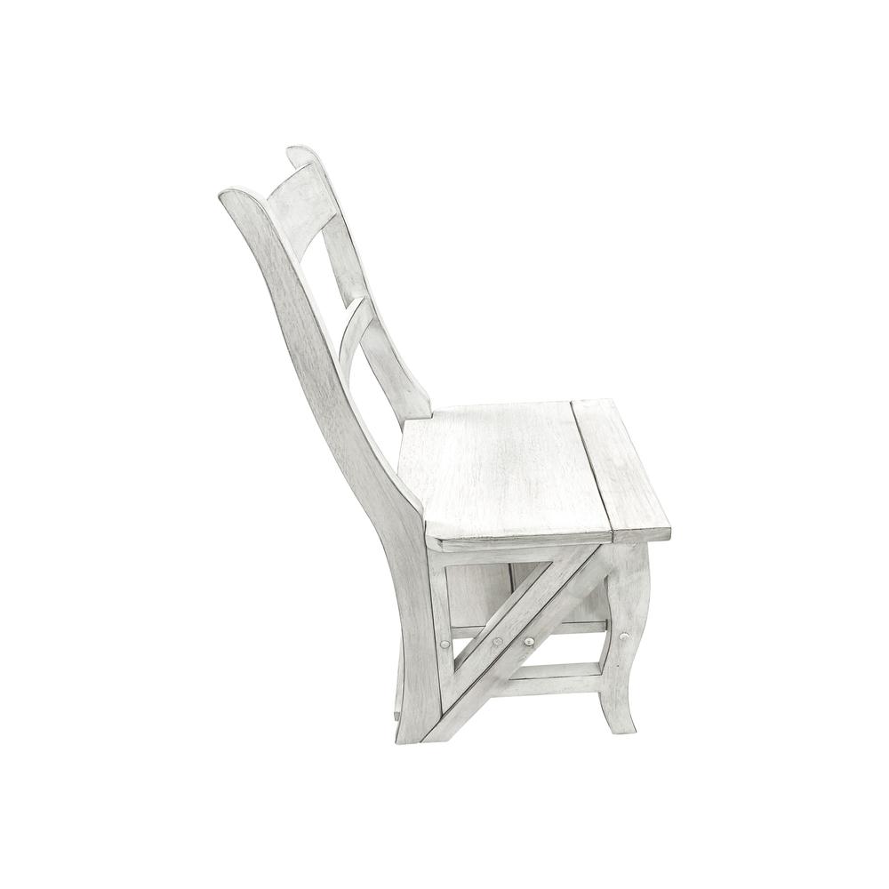Folding Library Chair - Antique White. Picture 2