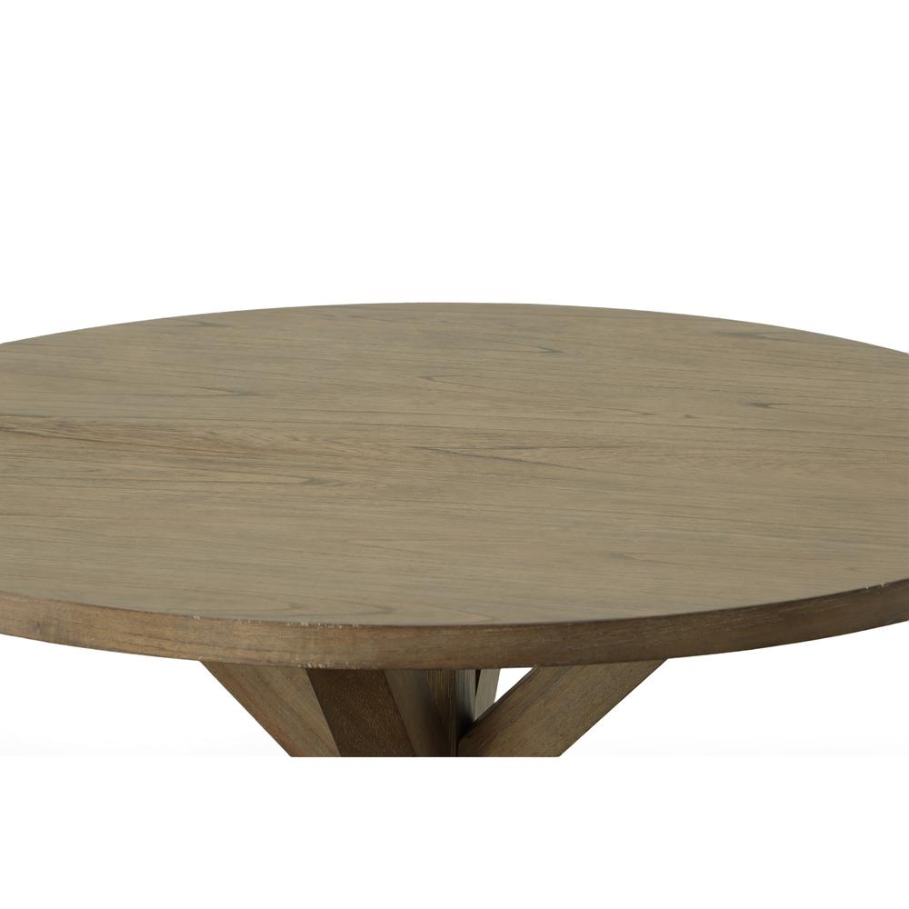 Diana Trestle Base Dining Table - Vintage Walnut. Picture 3