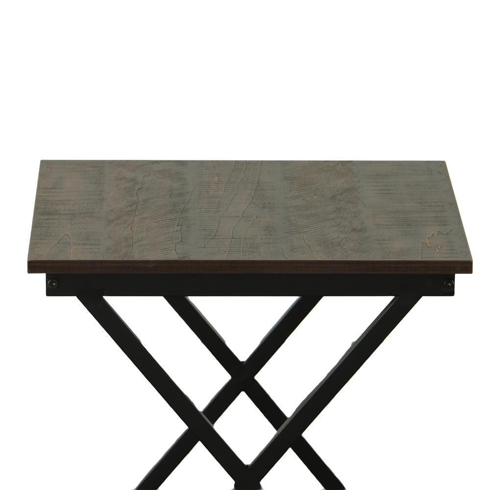 Stella Side Table - Elm/Black. Picture 5