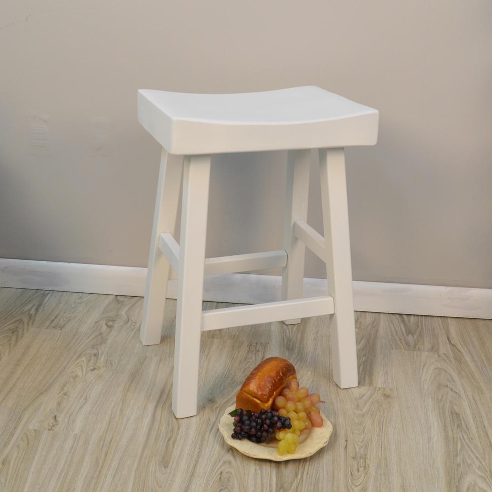 Colborn 25" Counter Stool - Antique White. Picture 6