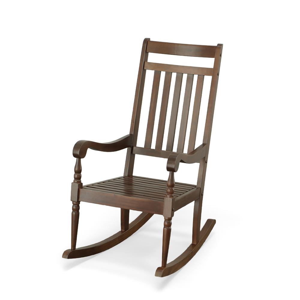 Belmont Outdoor Slat Rocker - Elm. Picture 1