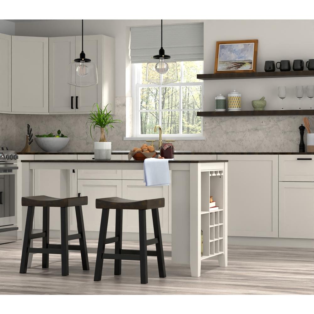 Colborn 25" Counter Stool - Elm/Black. Picture 6