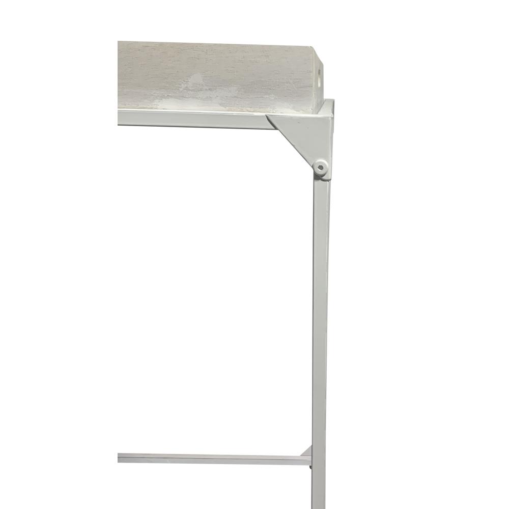 Cooper Tray Table - Whitewash. Picture 7