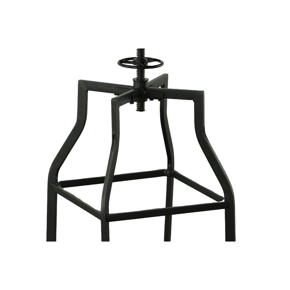 Marais Adjustable Barstool - Harvest Oak/Black. Picture 6