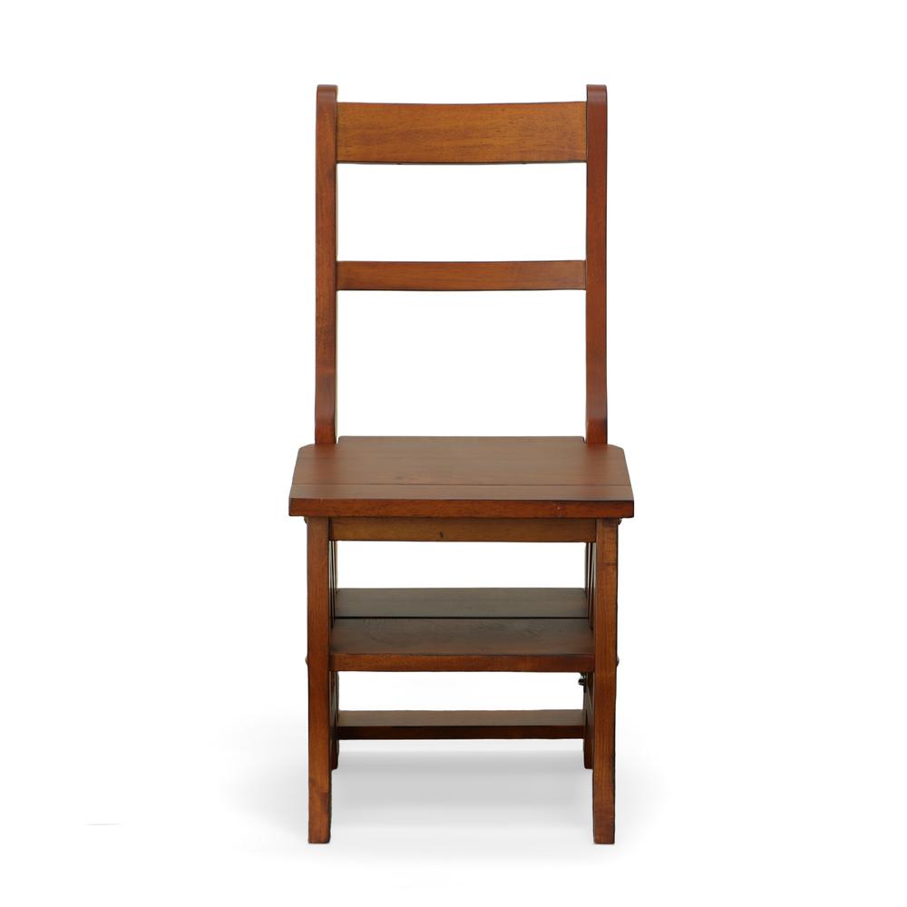 Folding Library Chair - Chestnut. Picture 2
