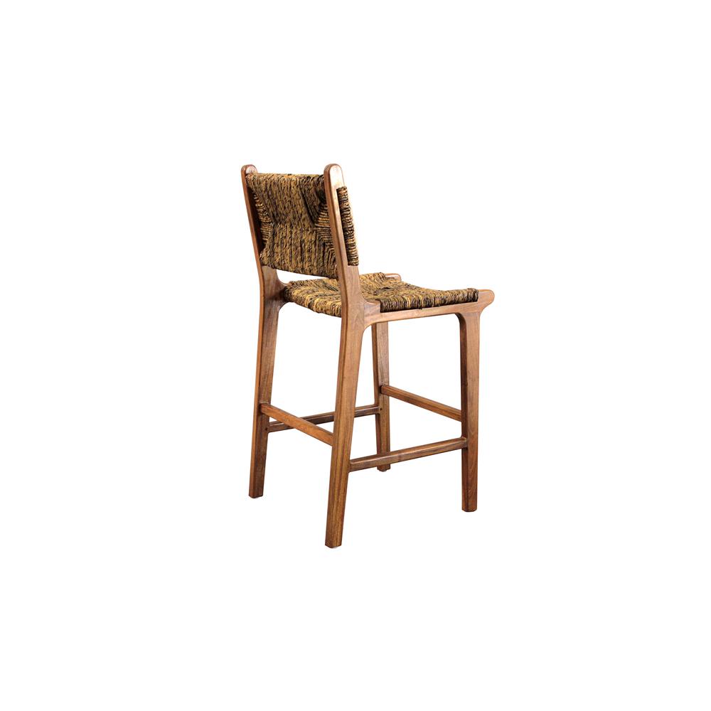 Banana Weave Barstool - Set of 2 - Caramel. Picture 2