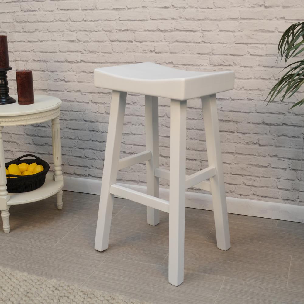 Colborn 30" Barstool - Antique White. Picture 3