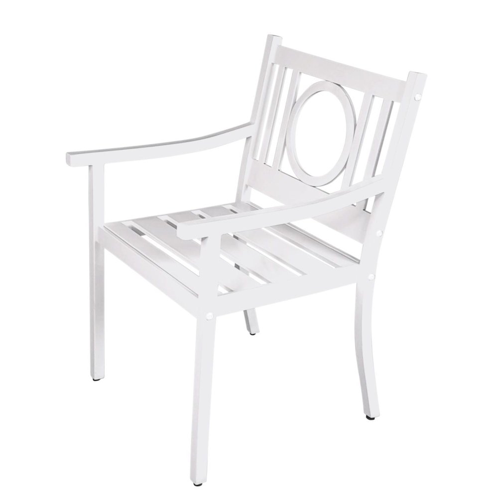Grammercy Outdoor Chair - White. Picture 1