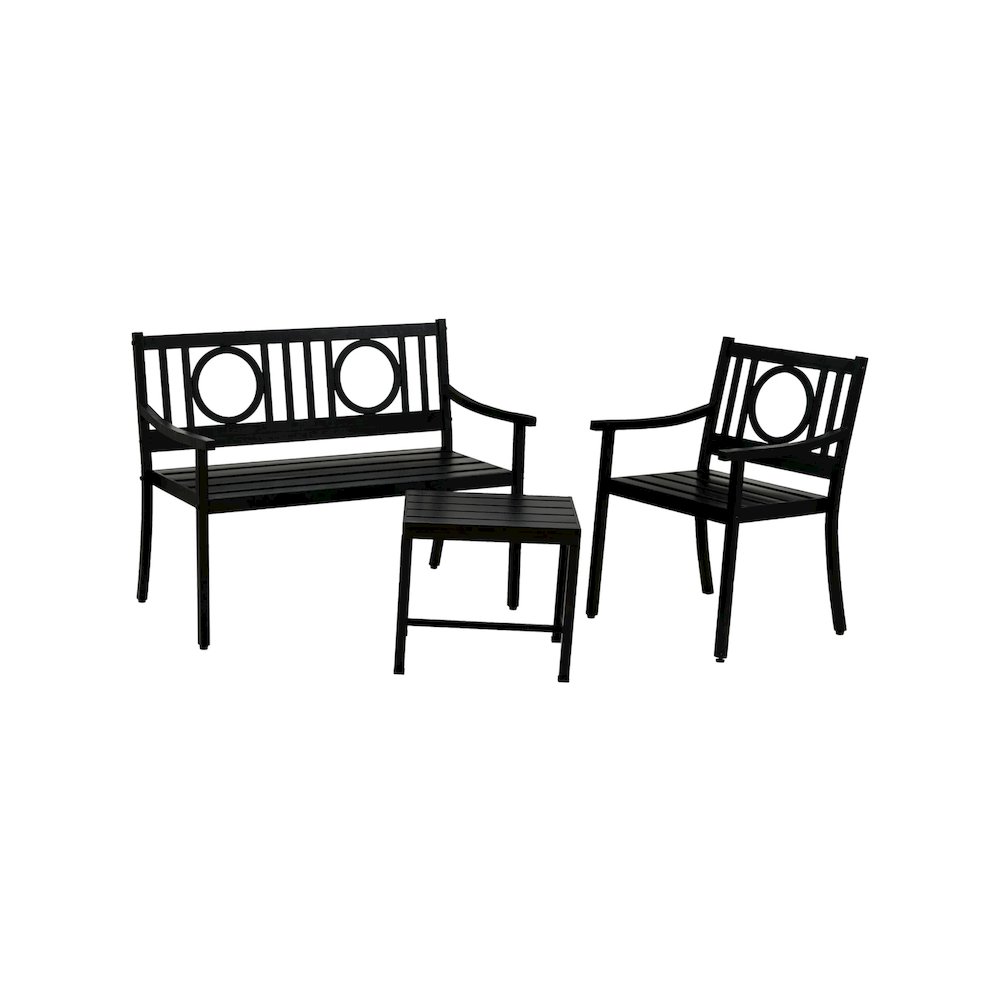 Gramercy Outdoor Set - Black. Picture 4