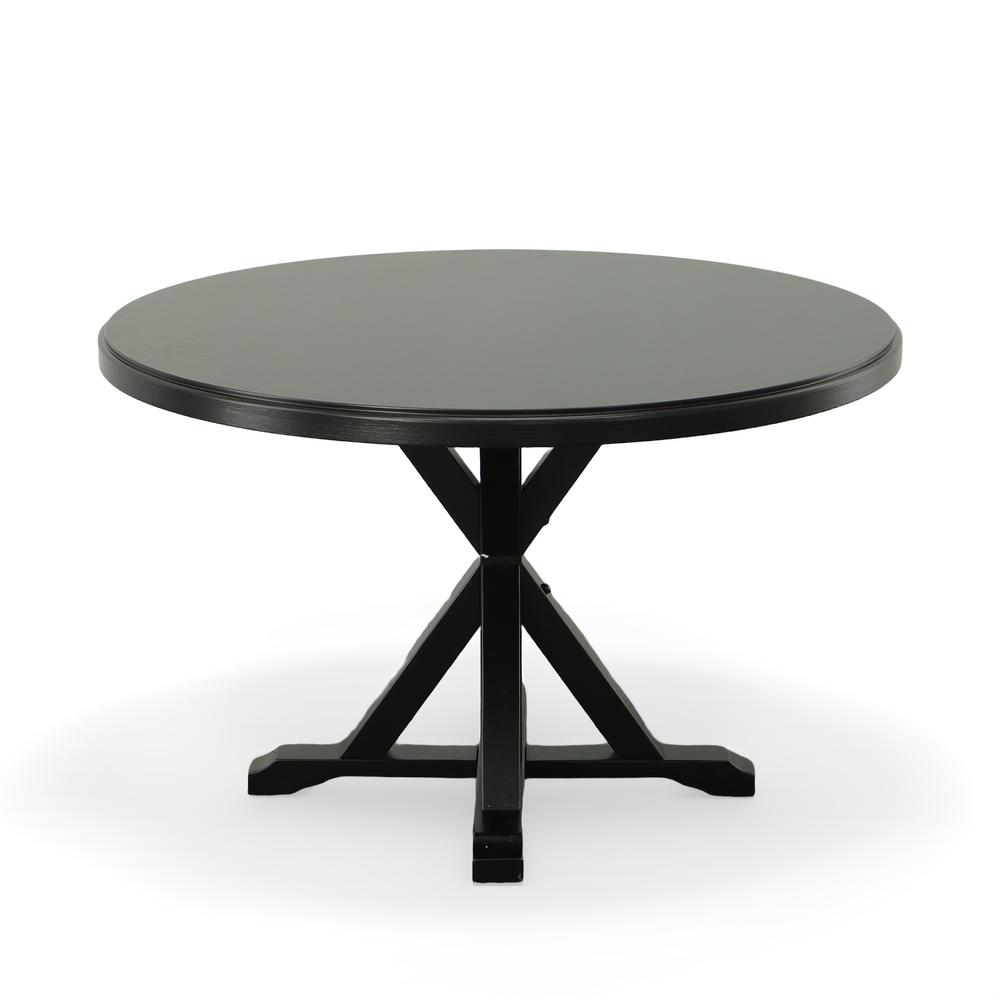 Monet X Base Dining Table - Antique Black. Picture 3
