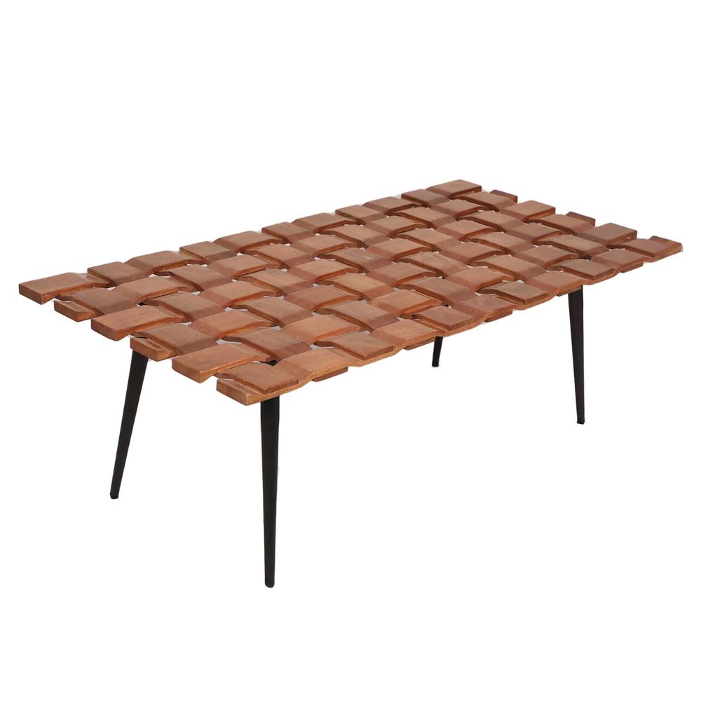 Waverly Coffee Table - Honey Gold/Black. Picture 1