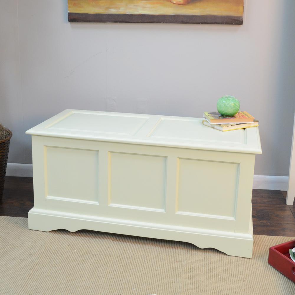 Camden Blanket Chest - Antique Ivory. Picture 9
