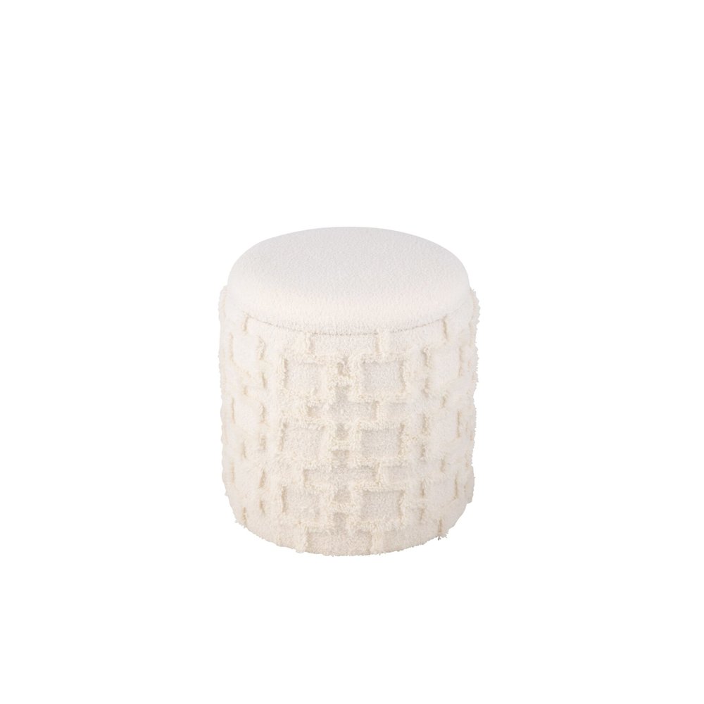 Handwoven Morpheus Solid Fabric Storage Ottoman. Picture 3