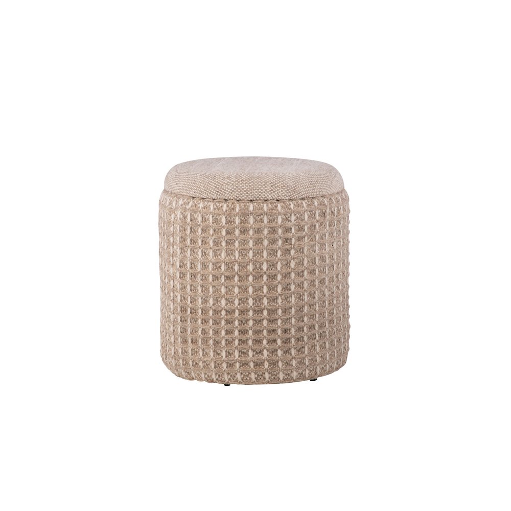 Handwoven Plutus Tuape Waffle Storage Ottoman. Picture 2