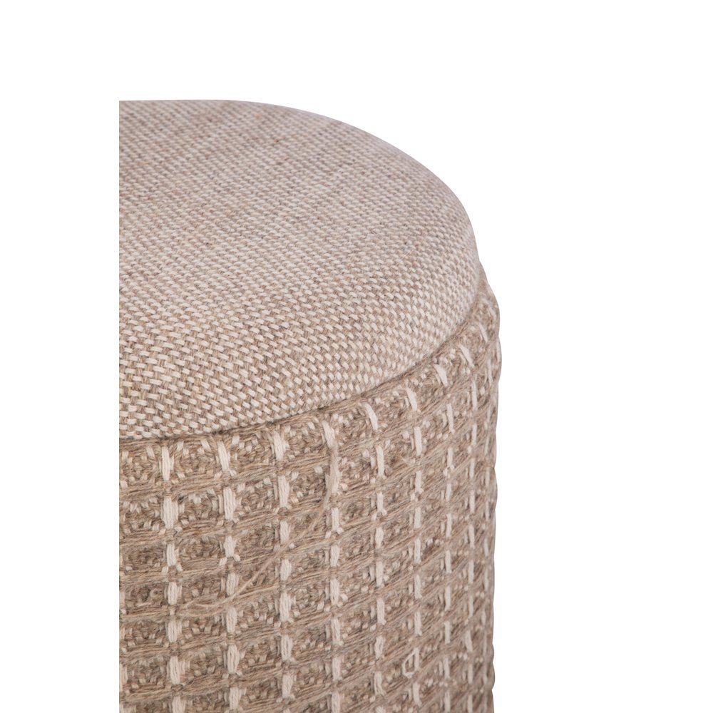 Handwoven Plutus Tuape Waffle Storage Ottoman. Picture 6