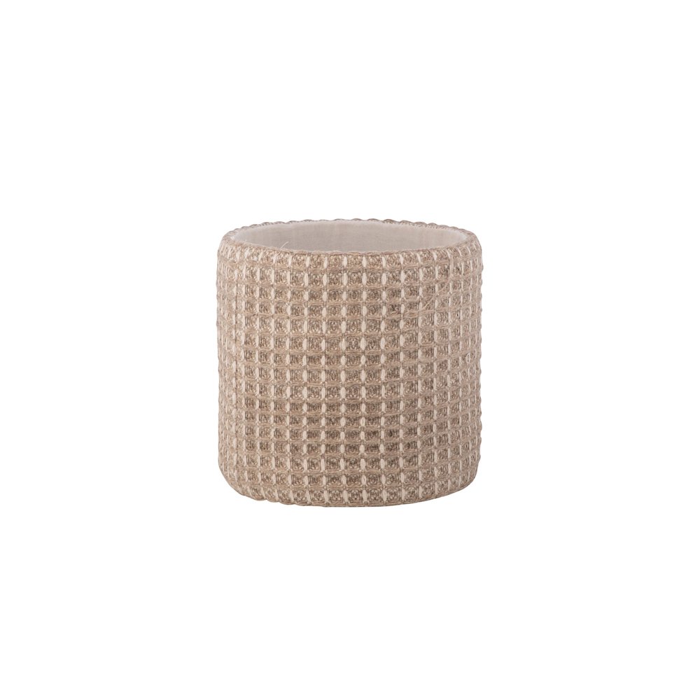 Handwoven Plutus Tuape Waffle Storage Ottoman. Picture 4