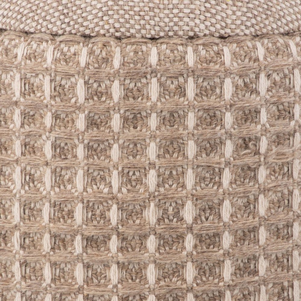 Handwoven Plutus Tuape Waffle Storage Ottoman. Picture 7