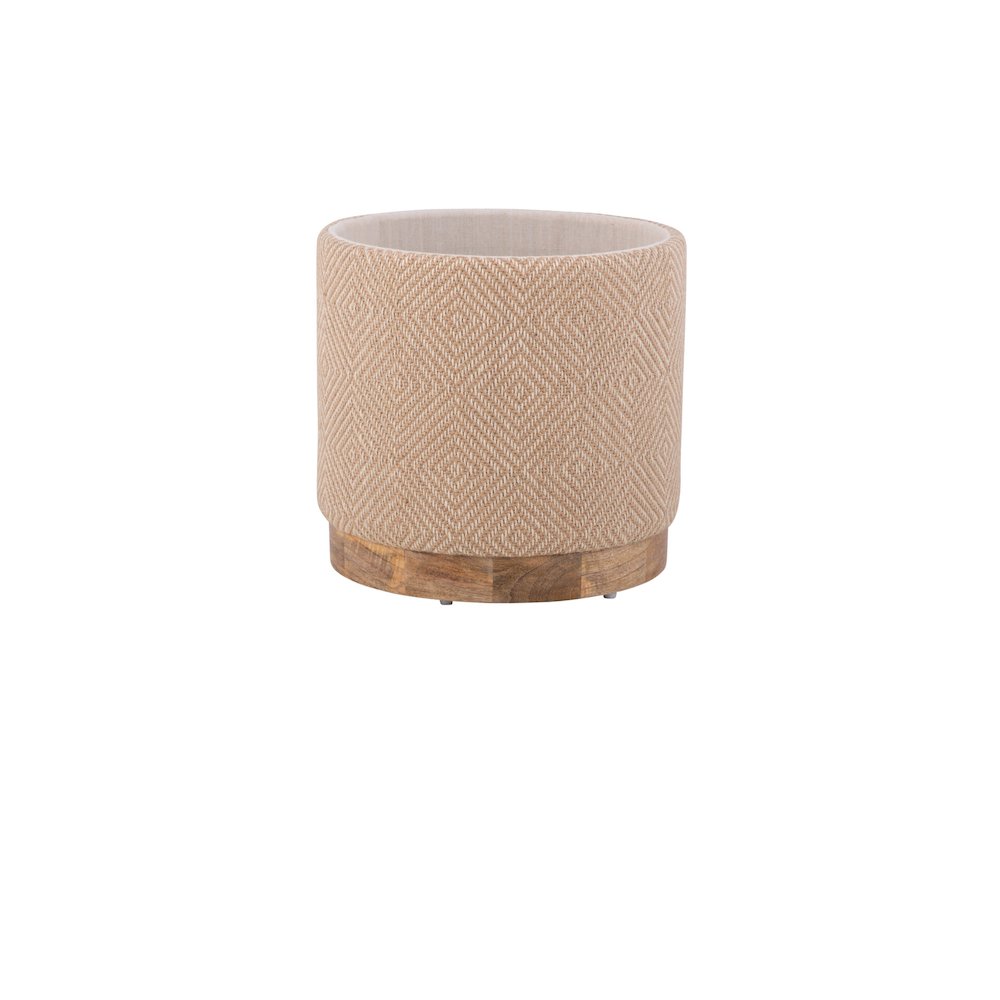 Handwoven Hesperus Diamond Juste Storage Ottoman. Picture 4