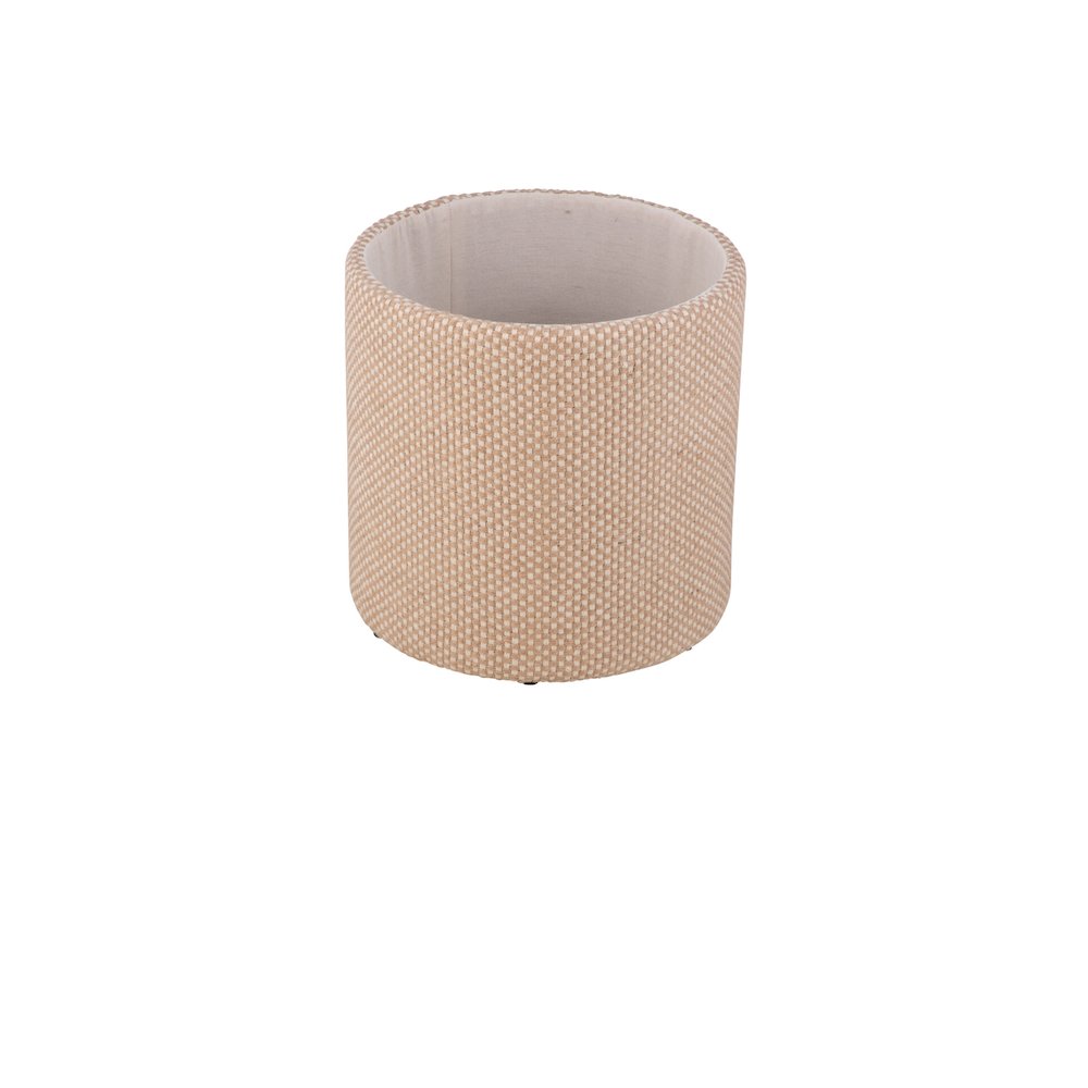 Handwoven Zeus Jute Check Wood Top Storage Ottoman. Picture 4
