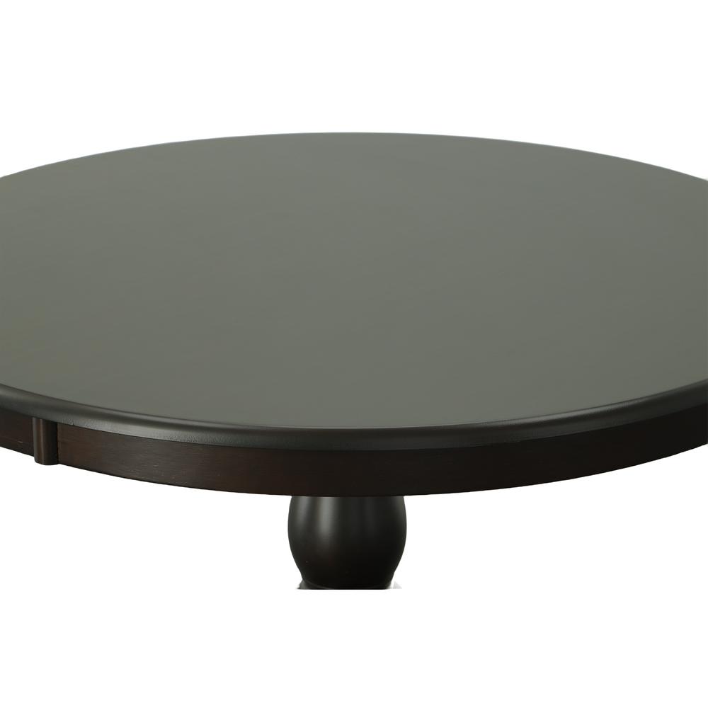 Fairview 42" Round Pedestal Dining Table - Espresso. Picture 3