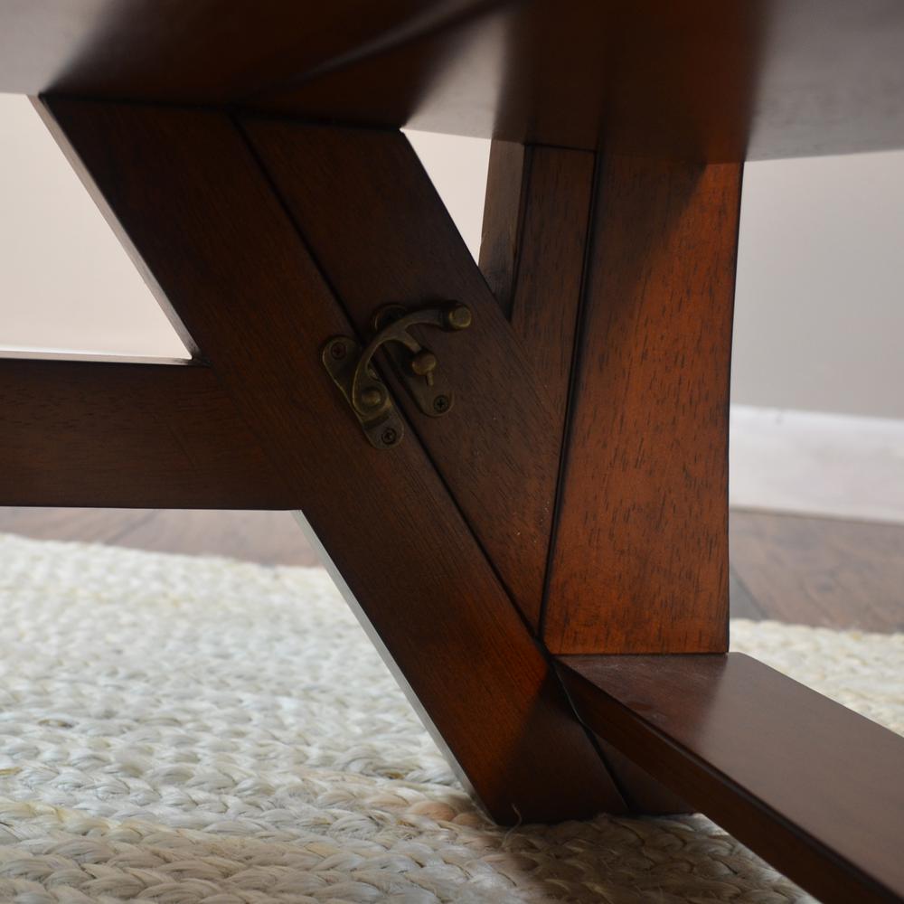Folding Library Chair - Chestnut. Picture 17