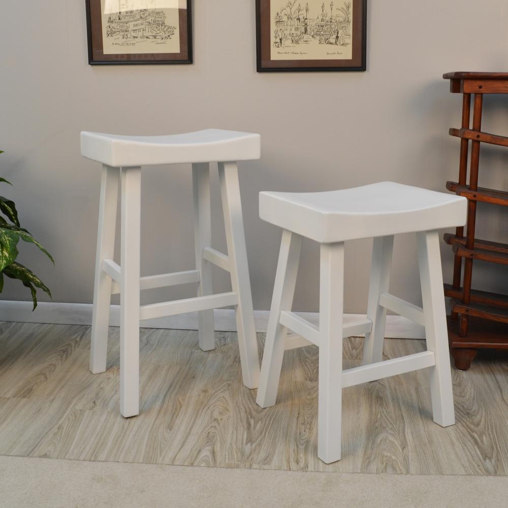 Colborn 30" Barstool - Antique White. Picture 5