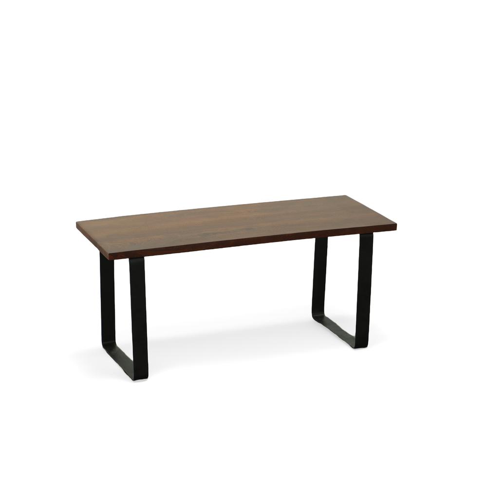 Braden Bench - Chestnut/Black. Picture 1