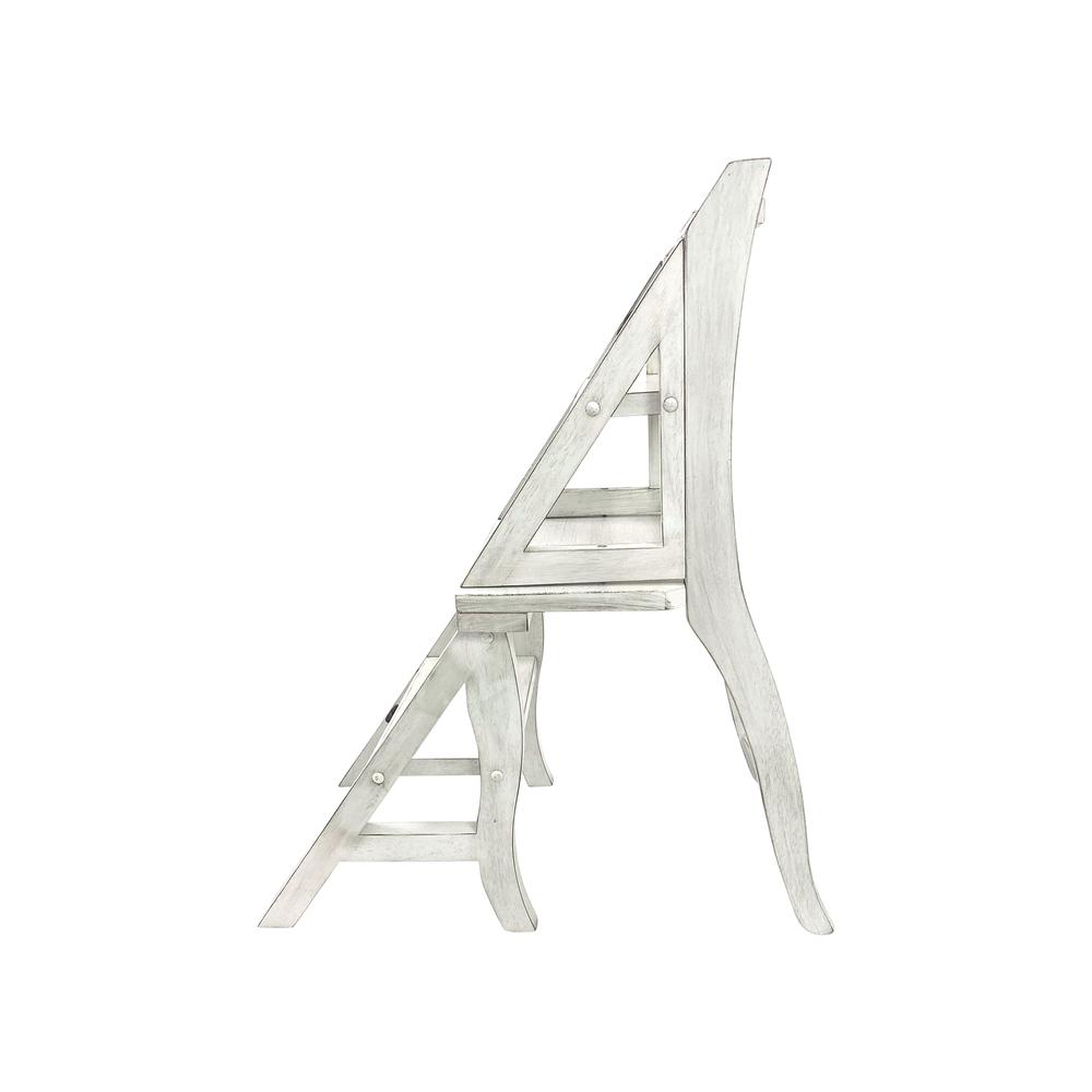 Folding Library Chair - Antique White. Picture 6