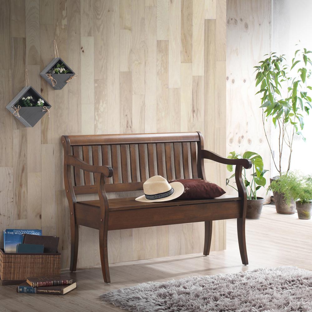 Veranda Storage Bench - Elm. Picture 7