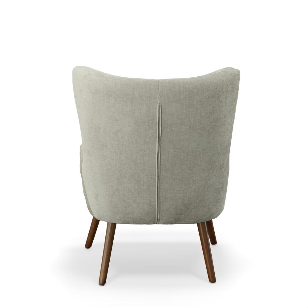 Claudie Wingback Accent Chair - Gray. Picture 2