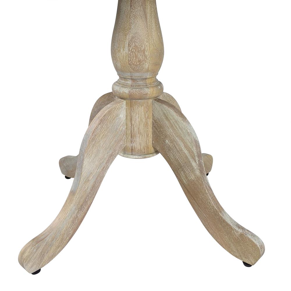 Fairview 36" Round Pedestal Dining Table - Natural Driftwood. Picture 5
