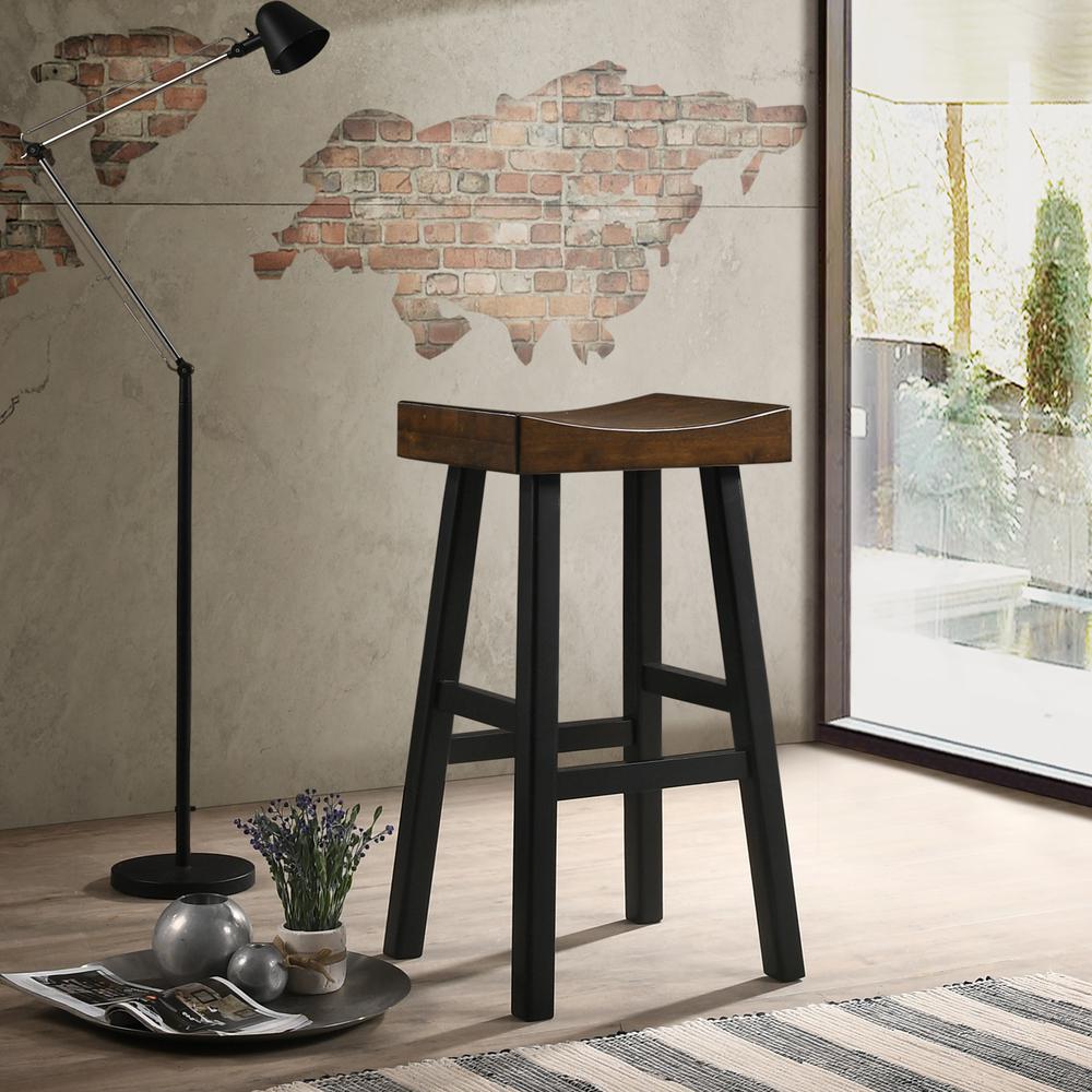 Colborn 30" Barstool - Elm/Black. Picture 4