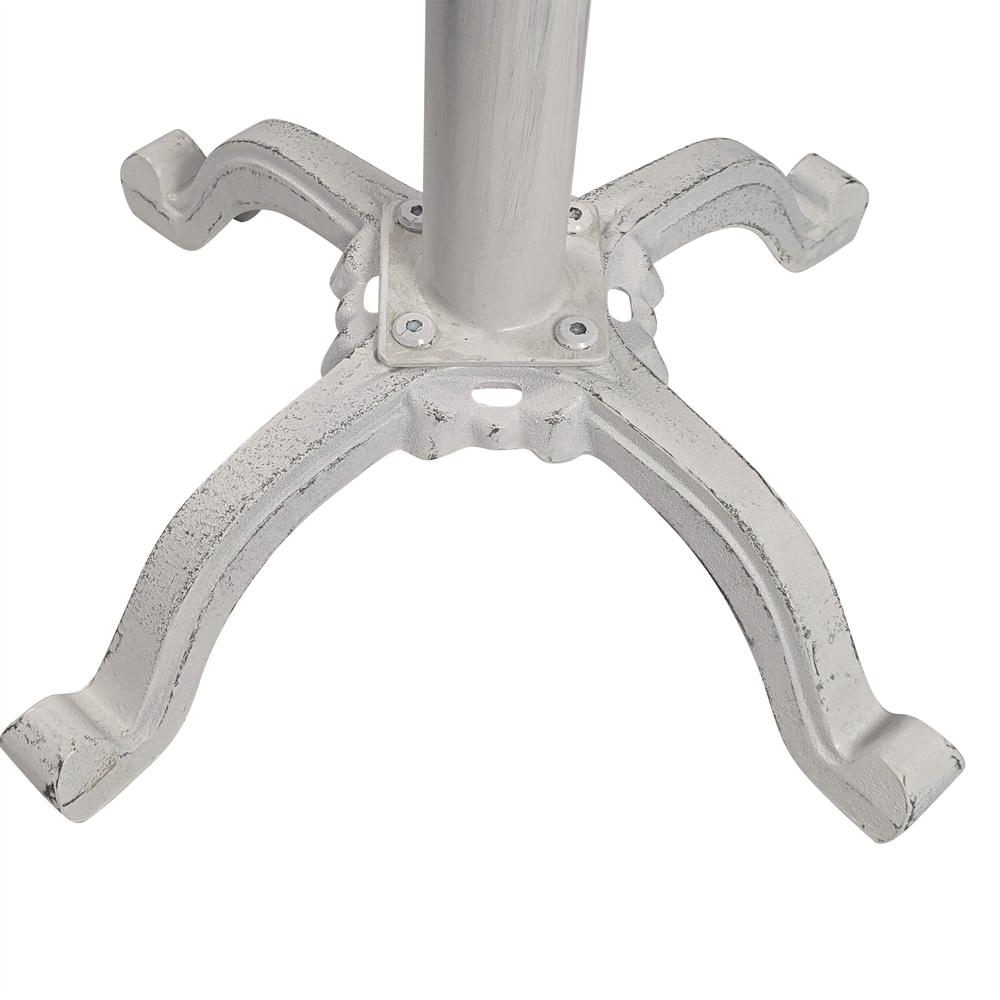 Justin Adjustable Barstool - Whitewash. Picture 3