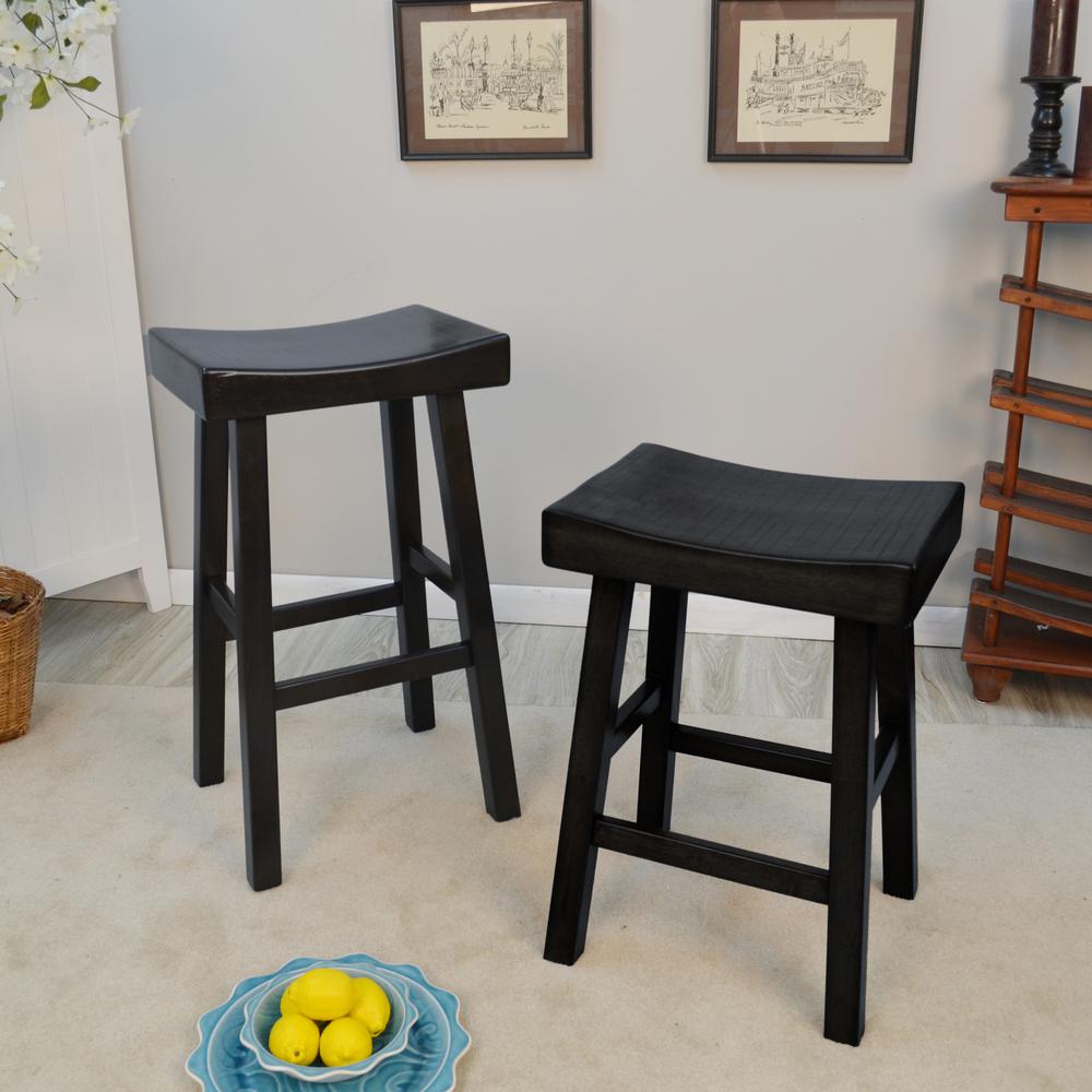 Colborn 25" Counter Stool - Antique Black. Picture 4