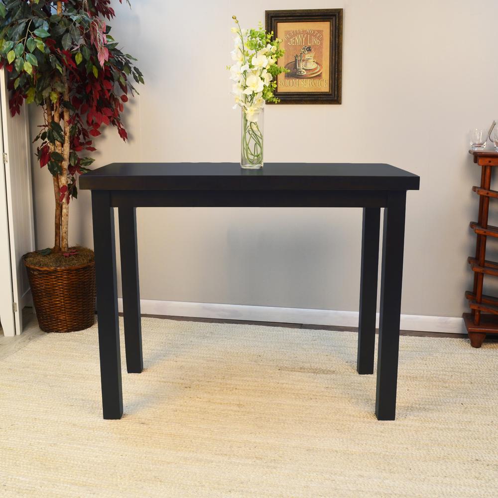 Waverly Thick Top Bar Table - Antique Black. Picture 7