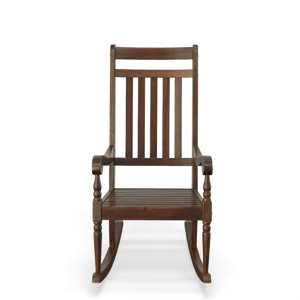 Belmont Outdoor Slat Rocker - Elm. Picture 3