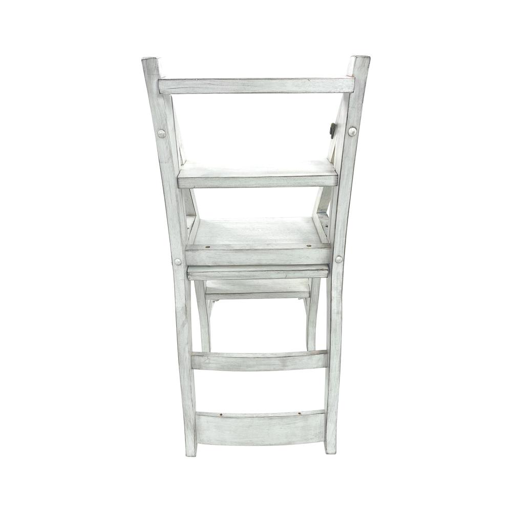 Folding Library Chair - Antique White. Picture 7