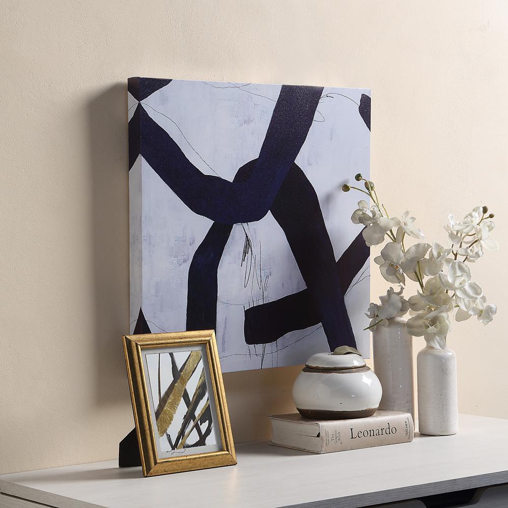 Abstract Wall Art 2 - Set of 2 - Blue. Picture 4