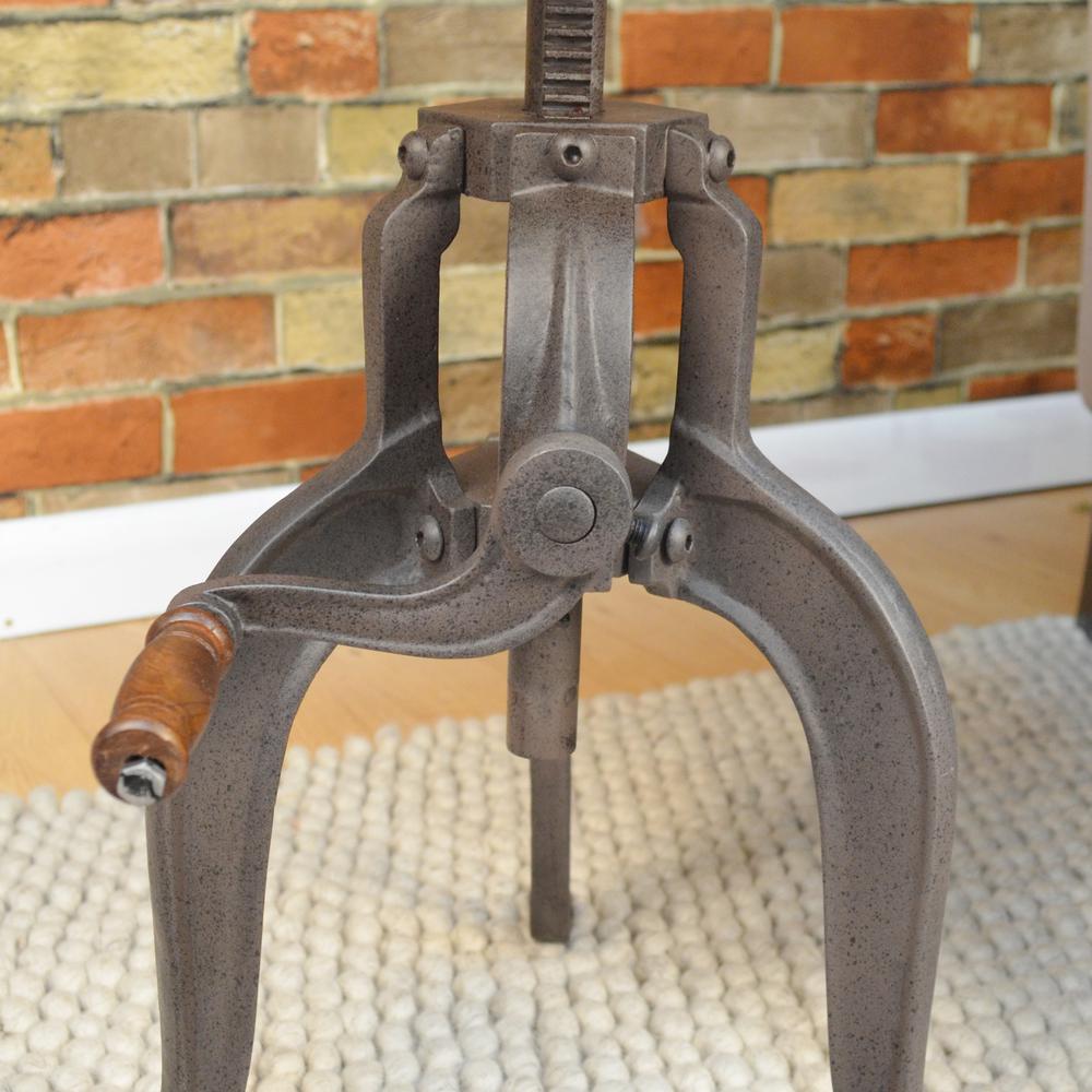 Regan Adjustable Accent Table - Industrial. Picture 8