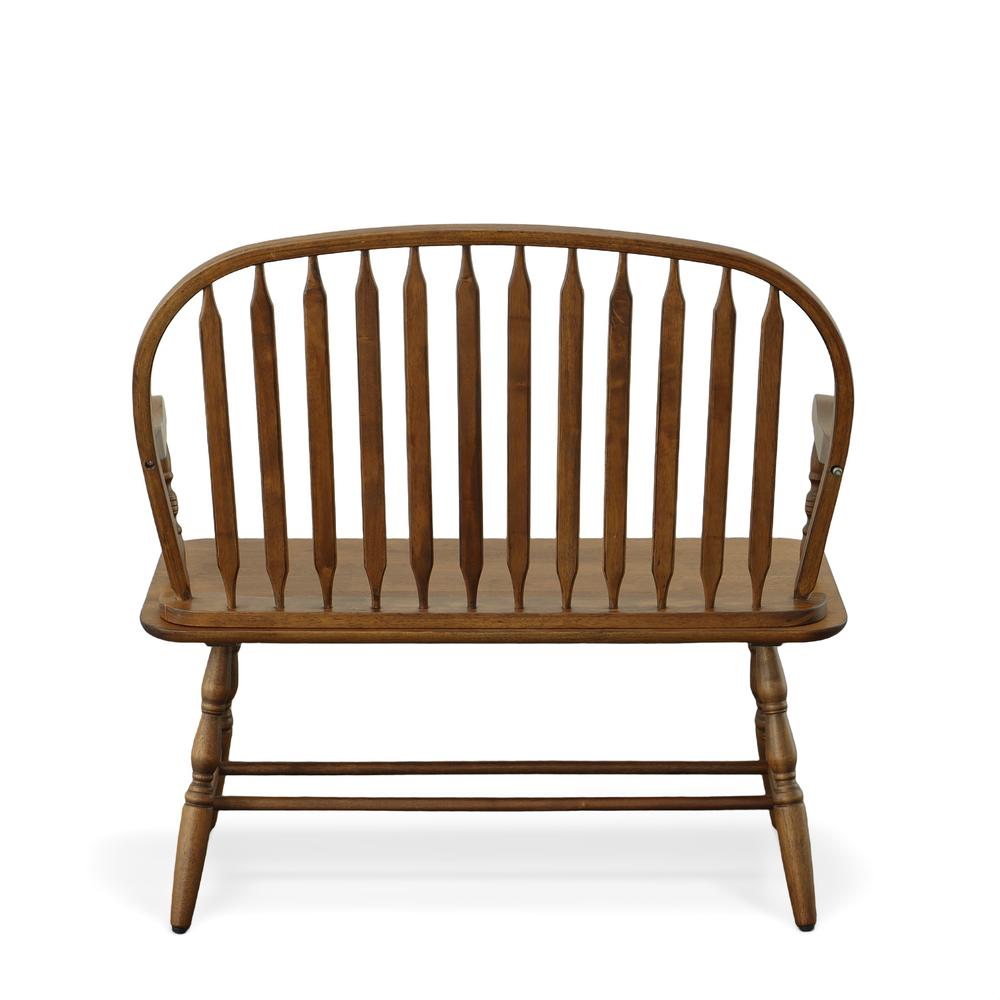 Windsor Bench - American Oak. Picture 3