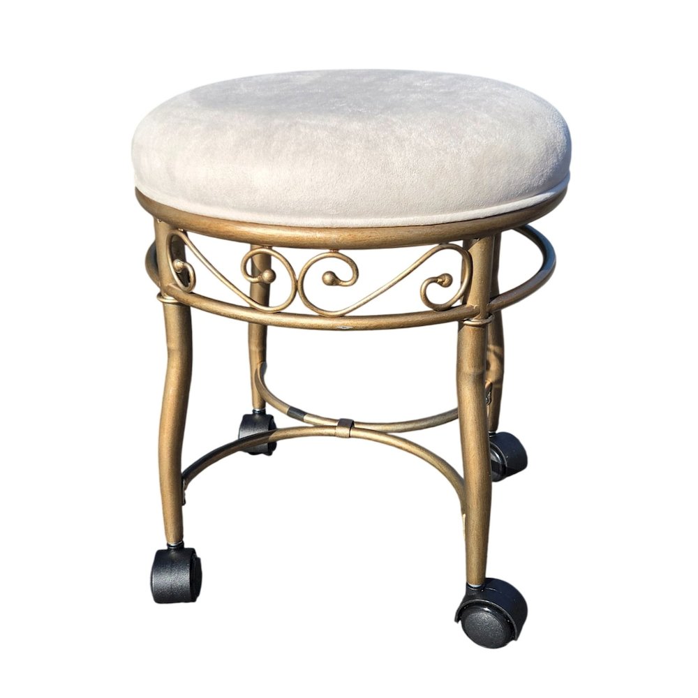 Victorian Vanity Stool - Bronze. Picture 4